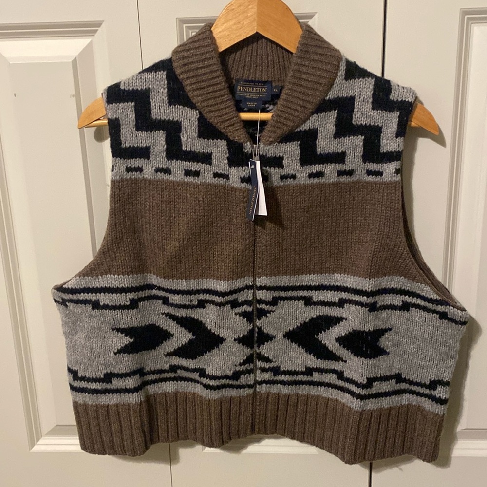 Pendleton Shetland Zip Vest